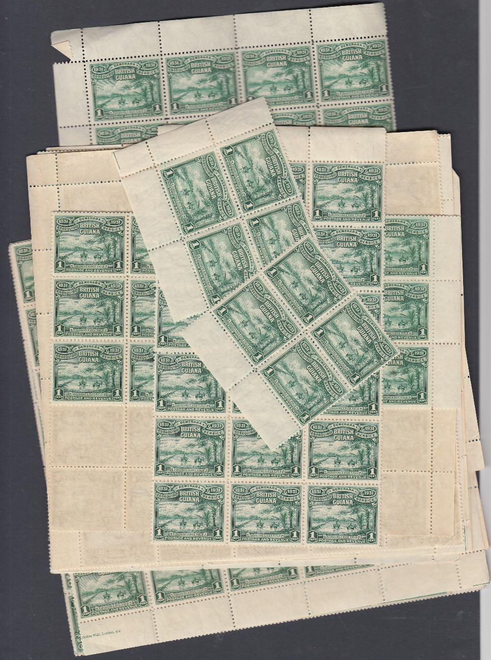 STAMPS BRITISH COMMONWEALTH British Guiana and Cayman unmounted mint in sheets and part sheets - Image 2 of 2