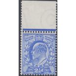 STAMPS GREAT BRITAIN 1902 2 1/2d Deep Bright Blue (unlisted shade),