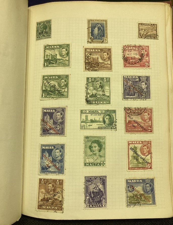 STAMPS Three small albums of GB, CW and World issues, - Image 2 of 5