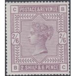 STAMPS GREAT BRITAIN 1883 2/6 Lilac,