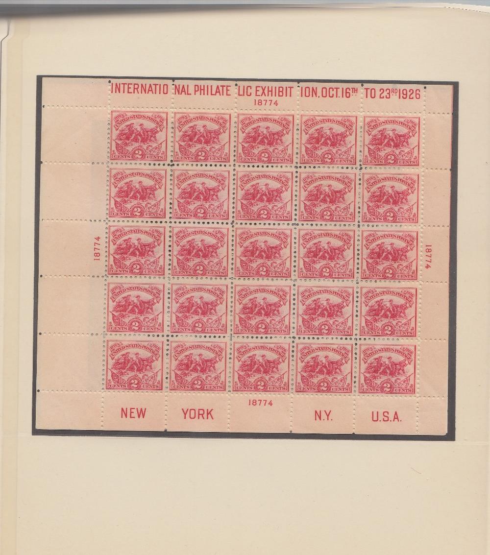 STAMPS USA Lindner hinge-less printed album with issues from 1847 to 1936, mostly used issues, - Image 7 of 8