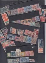 STAMPS ITALY Small batch of early issues mint and used on stock cards, useful lot,