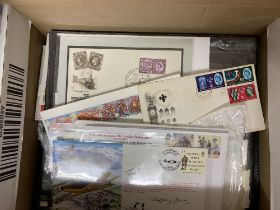 STAMPS GREAT BRITAIN Mixed box of various covers including signed covers, first day covers etc,