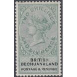 STAMPS BECHUANALAND 1888 QV 2/6d green & black, fresh & fine M/M, SG 17.