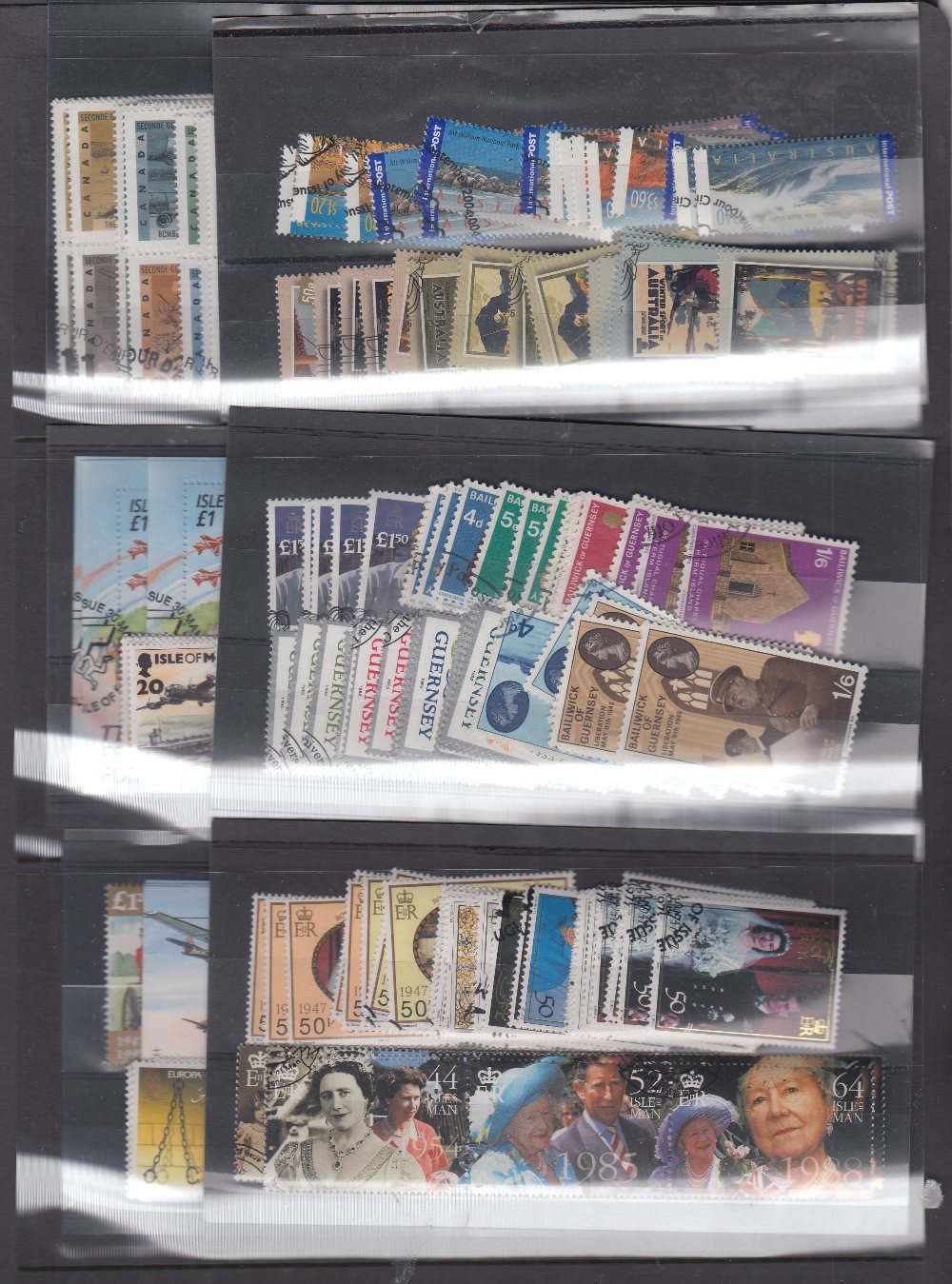 STAMPS Extensive lot of fine used QEII sets, minisheets, booklet panes and singles,
