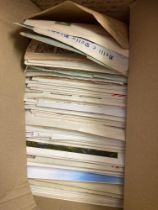 POSTAL HISTORY Many 100's of European covers and cards in two smaller boxes,