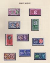 STAMPS WORLD, mint accumulation in a boxed album with some useful GB with Regional issues etc,