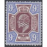STAMPS GREAT BRITAIN 1911 9d Dull Reddish Purple and Blue,