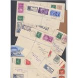 POSTAL HISTORY GREAT BRITAIN Group of 13 covers & two pieces,