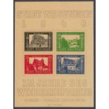 STAMPS GERMANY 1946 Stadt Wasungen minisheet,