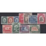 STAMPS ADEN SHIHR & MUKALLA, 1942 complete set of 11 values, lightly M/M, SG 1-11.