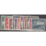 STAMPS ANTIGUA 1937 mounted mint set to £1 SG 98-109 Cat £130