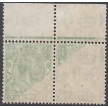 STAMPS GREAT BRITAIN 1924 1/2 Green,