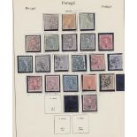 STAMPS PORTUGAL 1879-1960 mainly used collection in Linder album pages,