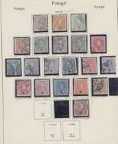 STAMPS PORTUGAL 1879-1960 mainly used collection in Linder album pages,