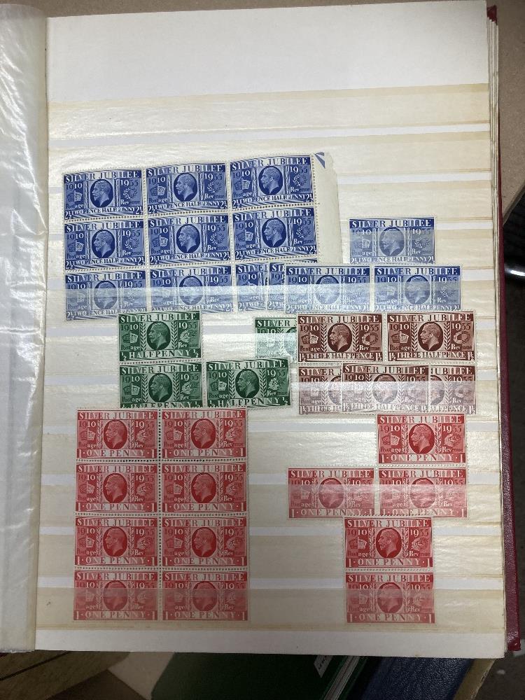 STAMPS Mixed box of stockbooks mainly GB and CW mint and used (9 vols) - Image 5 of 7