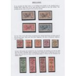 STAMPS IRELAND Mainly mint collection neatly written up on pages GV period including definitive