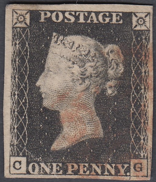 STAMPS GREAT BRITAIN 1840 to 1970 mint and used in small springback album, two Penny Blacks, - Image 3 of 7