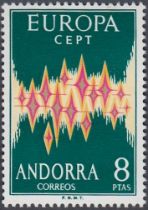 STAMPS 1972 Spanish Andorra Europa 8p unmounted mint cat £180
