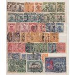 STAMPS CHINA Small blue stockbook with various mint and used early period through to 1980's,