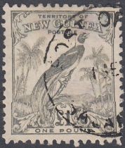 STAMPS PAPUA 1932 £1 olive-grey (without date), fine used, SG 189.