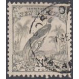 STAMPS PAPUA 1932 £1 olive-grey (without date), fine used, SG 189.