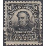 STAMPS USA 1902 $1 Farragut used SG 317 cat £100