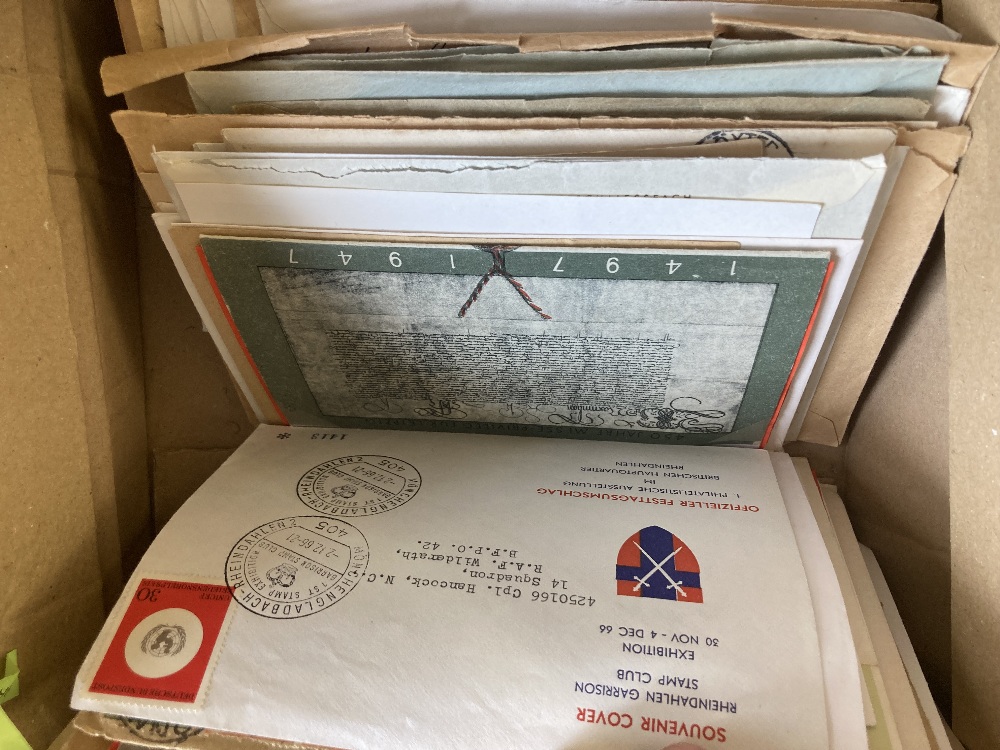 POSTAL HISTORY Two small boxes (in one large box) of mixed GB and Commonwealth covers, - Image 7 of 7