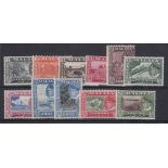 STAMPS MALAYA JOHORE, 1960 Sultan Ismail complete set of 11 values, fine M/M, SG 155-65.