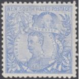 STAMPS NEW SOUTH WALES 1905 20/- Cobalt Blue perf 11,