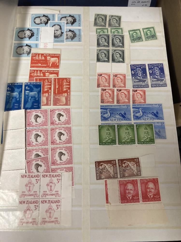 STAMPS BRITISH COMMONWEALTH, box with five albums or stockbooks. - Image 3 of 5
