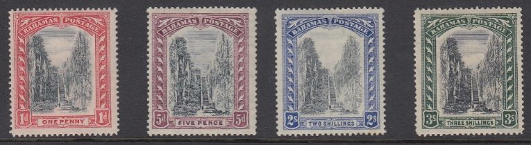 STAMPS BAHAMAS 1921 mounted mint set to 3/- SG 111-114