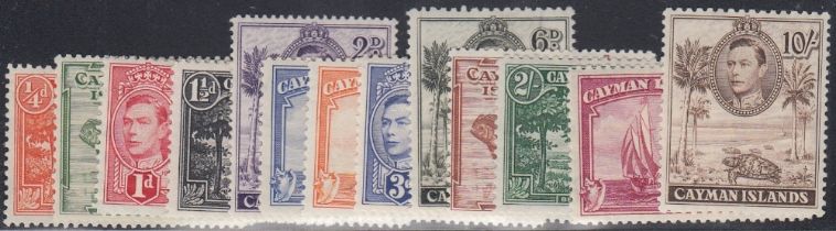 STAMPS CAYMAN 1938 mounted mint set to 10/- SG 115-126