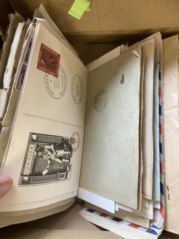 POSTAL HISTORY Two small boxes (in one large box) of mixed GB and Commonwealth covers, - Image 2 of 7