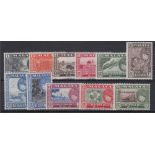 STAMPS MALAYA KEDAH, 1957 Sultan Badlishah complete set of 11 values, fine M/M, SG92-102.