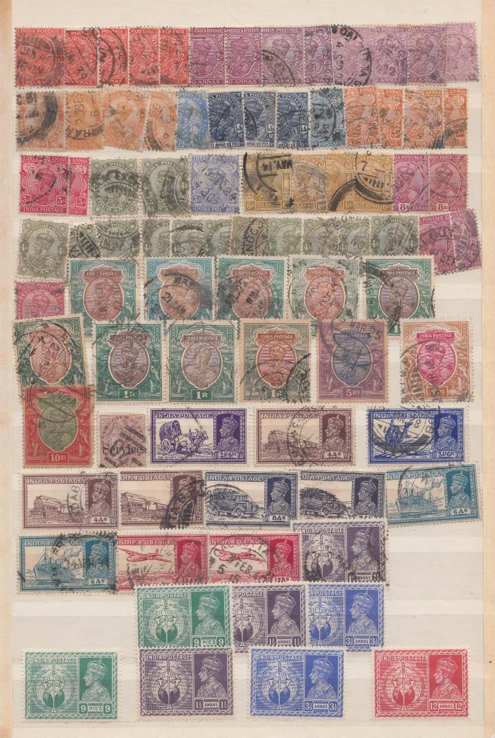 STAMPS BRITISH COMMONWEALTH mainly used in blue stockbook, Malaya, Singapore, Norfolk Islands, - Image 2 of 3