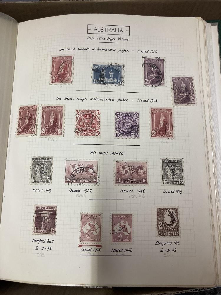 STAMPS AUSTRALIA Box with ten albums or stockbooks with 1000s, - Image 2 of 5