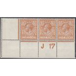 STAMPS GREAT BRITAIN 1913 5d Brown,