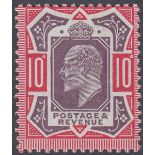 STAMPS GREAT BRITAIN 1911 10d Dull Reddi