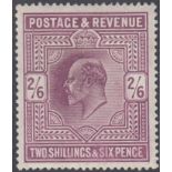 STAMPS GREAT BRITAIN 1902 2/6 Dull Purpl