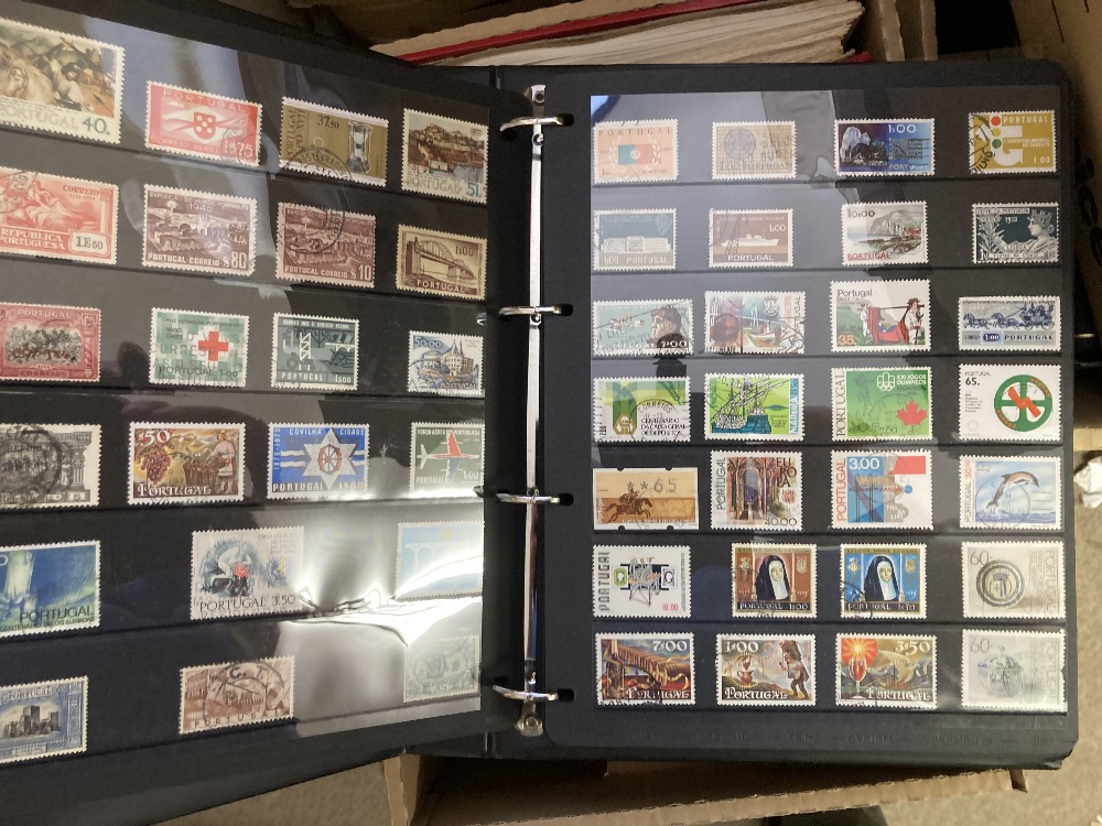 STAMPS EUROPE, box with six albums with - Image 3 of 5