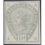 STAMPS GREAT BRITAIN 1883 1 1/2d IMPERF