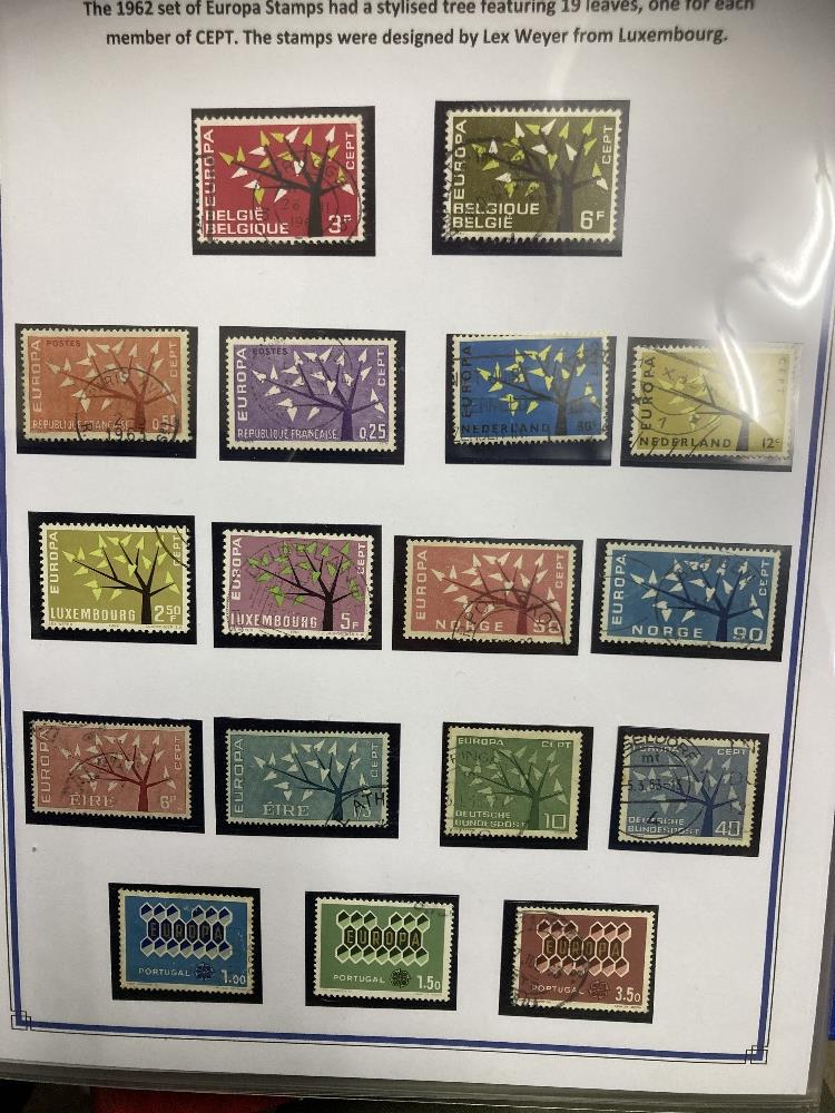 STAMPS EUROPA, a fine used collection ne