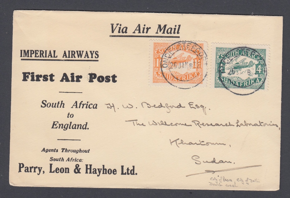 POSTAL HISTORY AIRMAIL 1932 Imperial Air