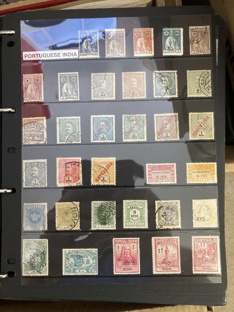 STAMPS EUROPE, box with six albums with - Image 2 of 5