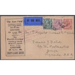 POSTAL HISTORY AIRMAIL 1927 Crash Mail,