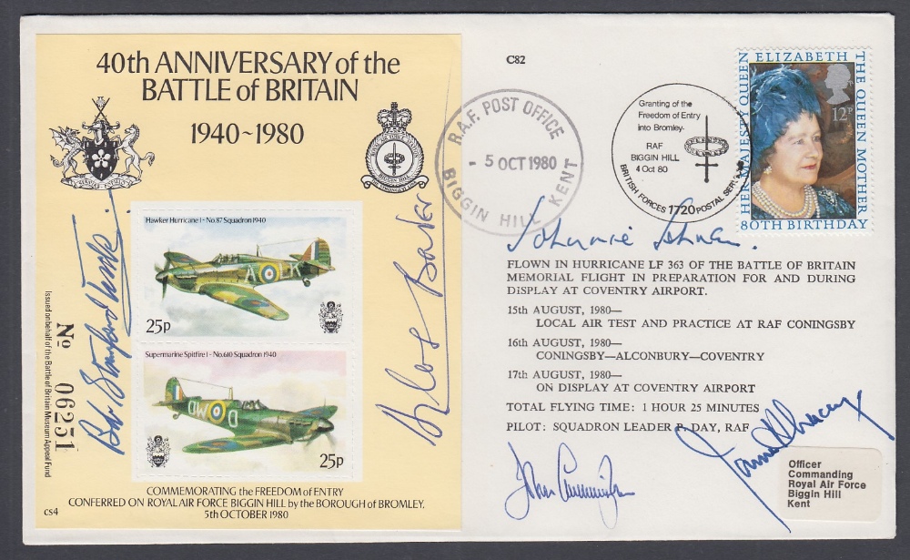 AUTOGRAPHS Battle of Britain anniversary