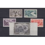 STAMPS FRANCE 1949 Air set of 5 unmounted mint SG