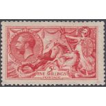 STAMPS GREAT BRITAIN 19415 5/- Bright Carmine. A s