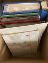 STAMPS : Mixed box of various albums and stockbook